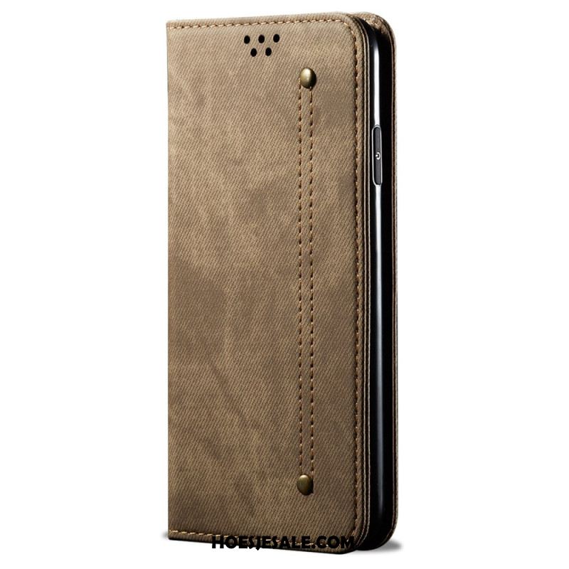 Folio-hoesje Oppo Reno 12 5g Jeansstof