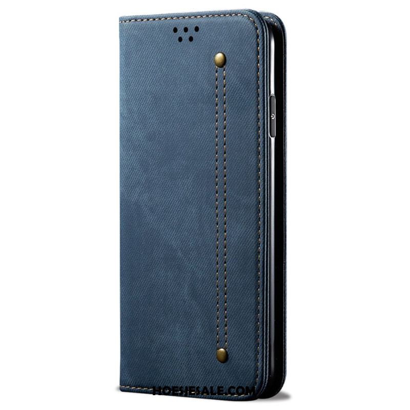 Folio-hoesje Oppo Reno 12 5g Jeansstof