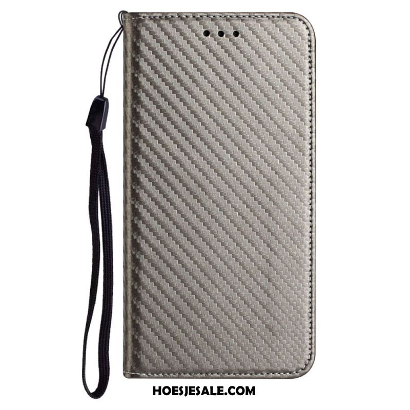 Folio-hoesje Samsung Galaxy A15 5g Koolstofvezel