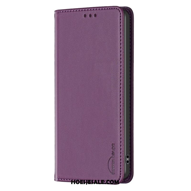 Folio-hoesje Samsung Galaxy A16 5g Leerstijl