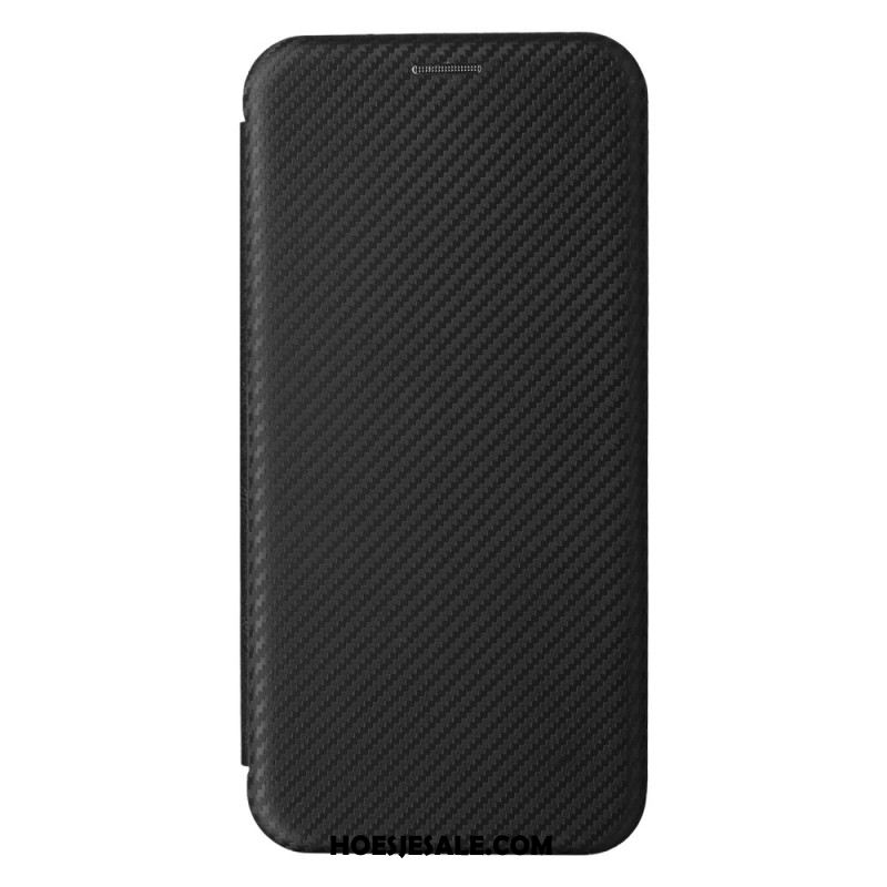 Folio-hoesje Samsung Galaxy S24 5g Telefoonhoesje Koolstofvezel