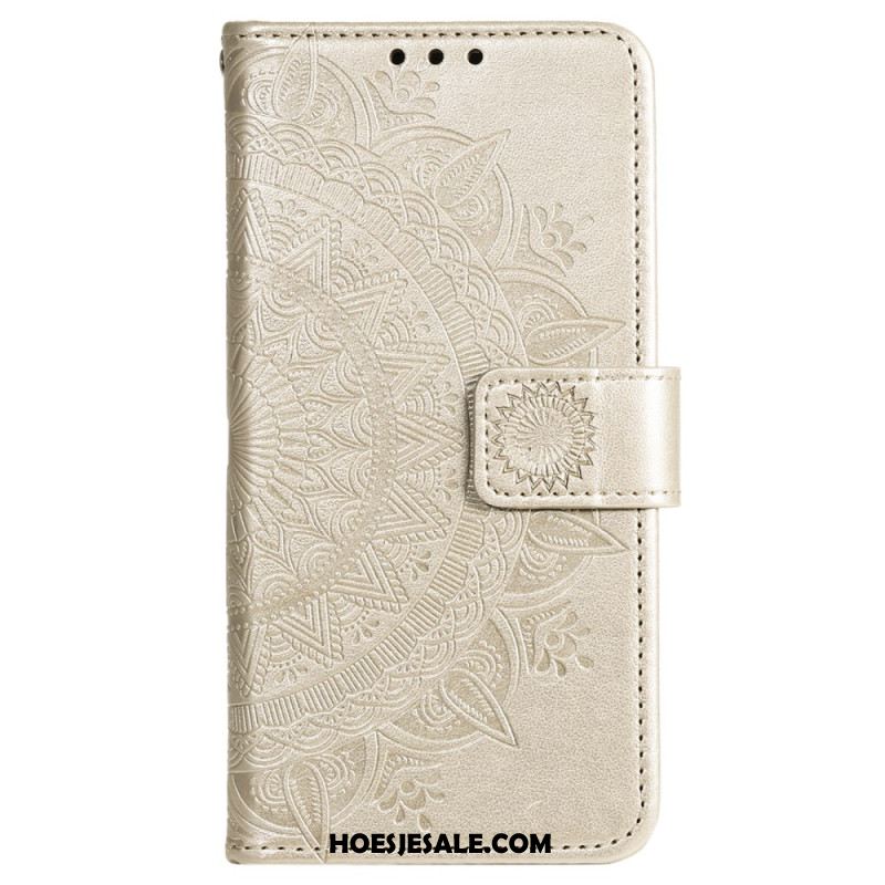 Folio-hoesje Sony Xperia 10 Vi Telefoonhoesje Mandala-bandpatroon