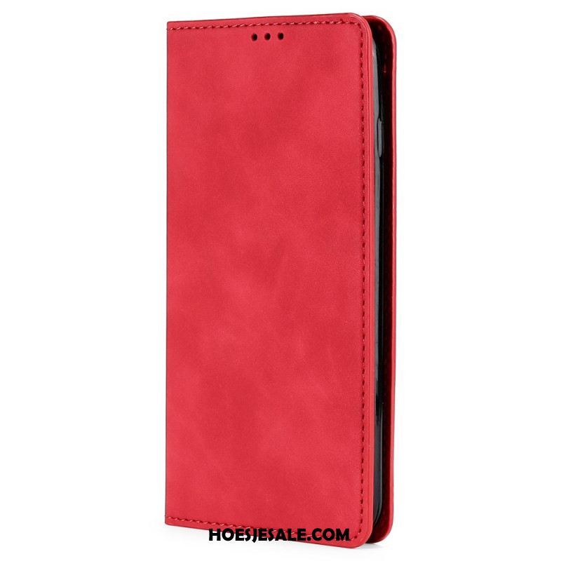 Folio-hoesje Voor Oneplus 12 5g Suède Stijl