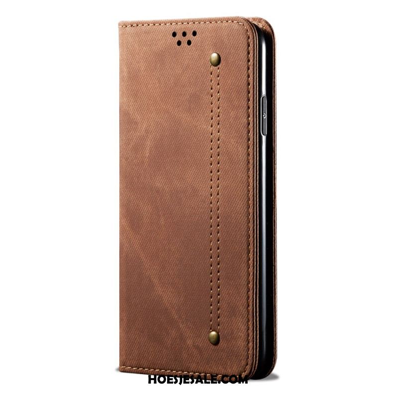 Folio-hoesje Voor Xiaomi 14 Jeansstof