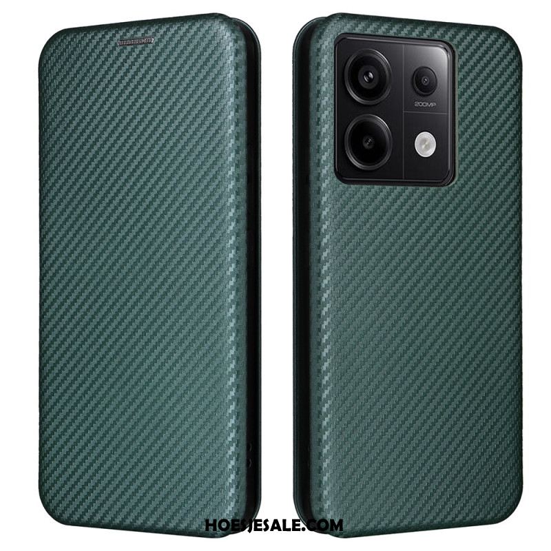 Folio-hoesje Voor Xiaomi Redmi Note 13 5g Koolstofvezel