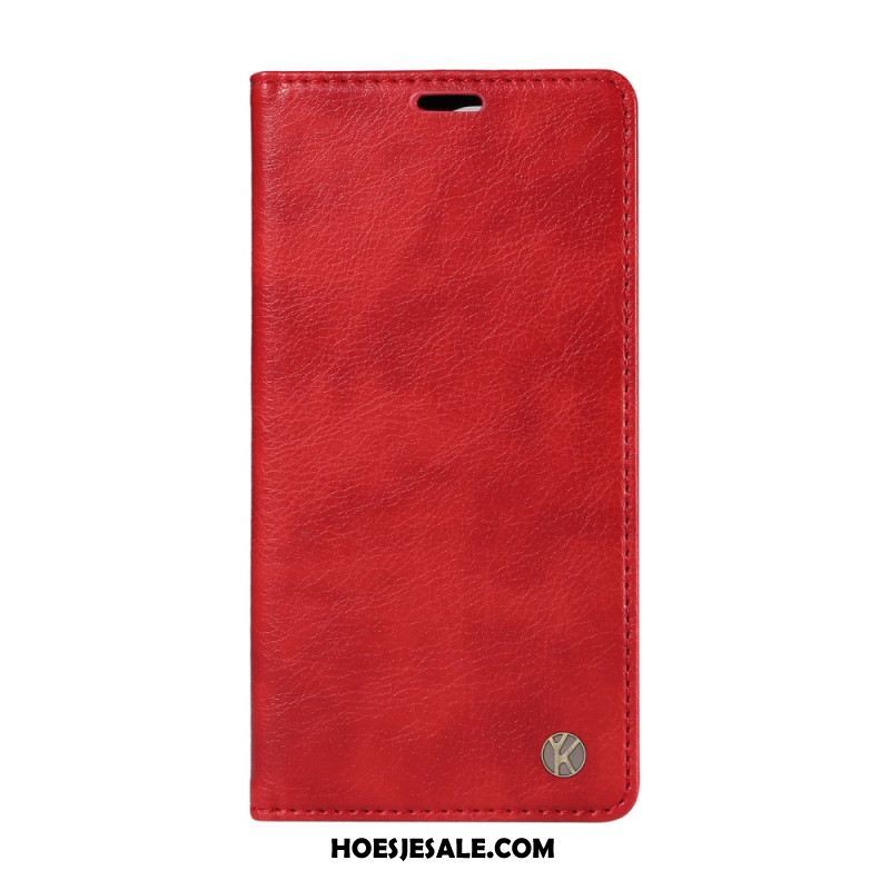 Folio-hoesje Voor Xiaomi Redmi Note 13 Pro 4g Vintage Yikatu