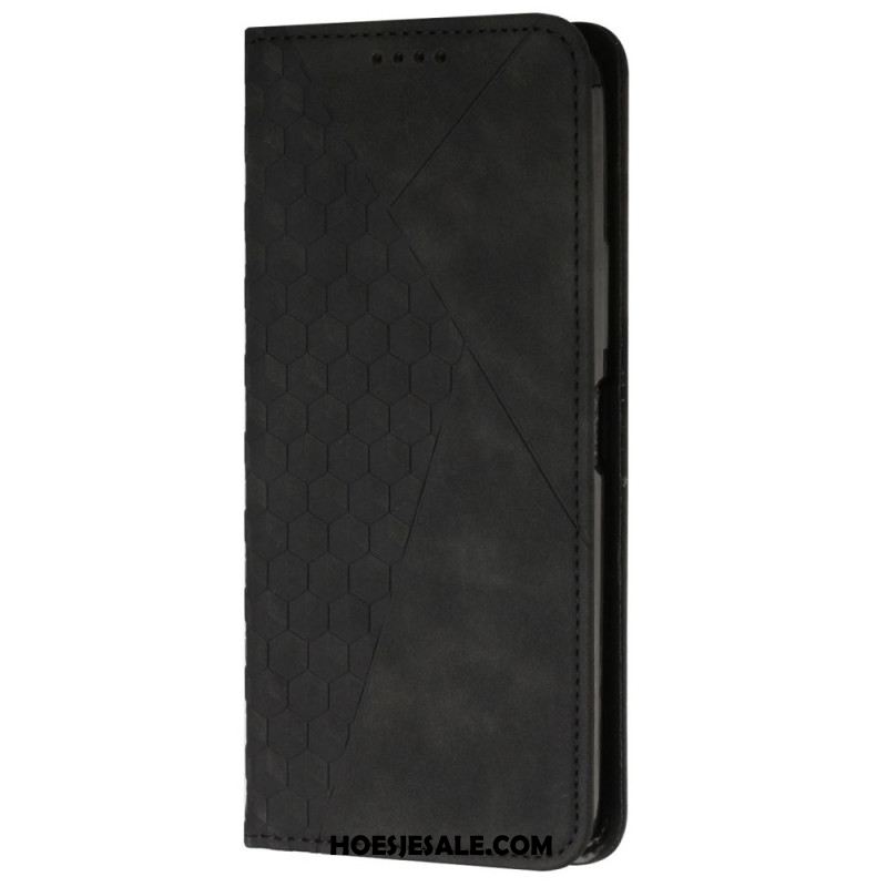 Folio-hoesje Voor iPhone 16 Plus Ruitpatroon