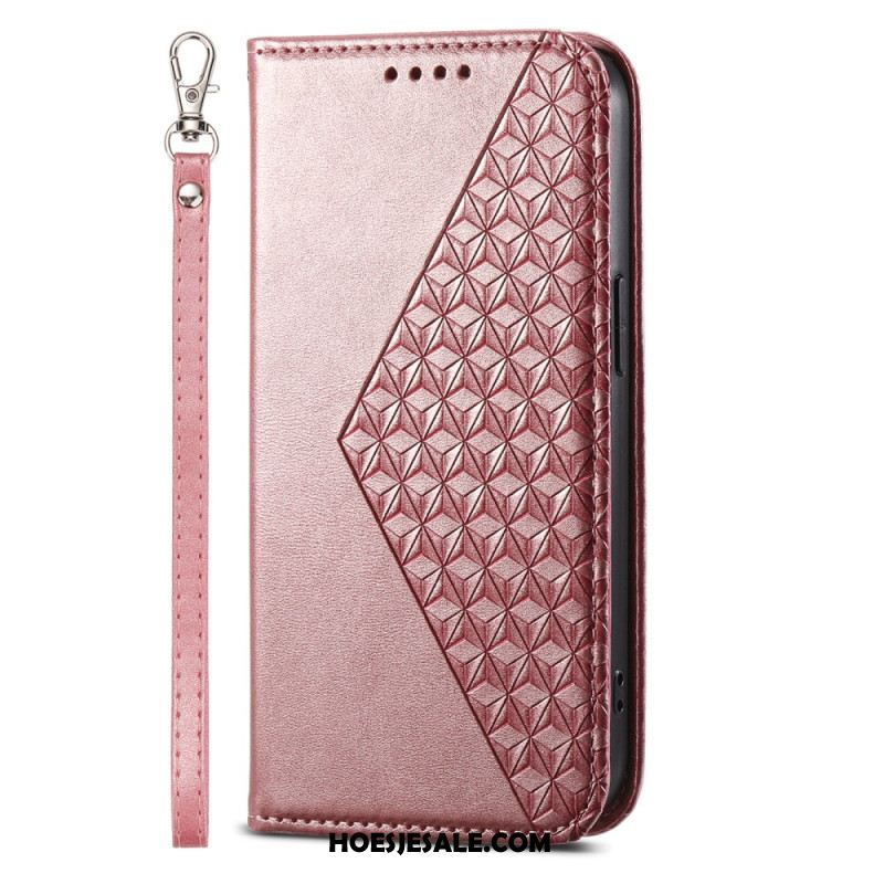 Folio-hoesje Xiaomi 14 Pro 3d Diamanten Met Band