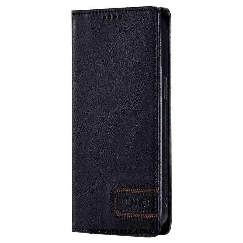 Folio-hoesje Xiaomi 14 Pro Telefoonhoesje Rfid-bescherming Ttudrch