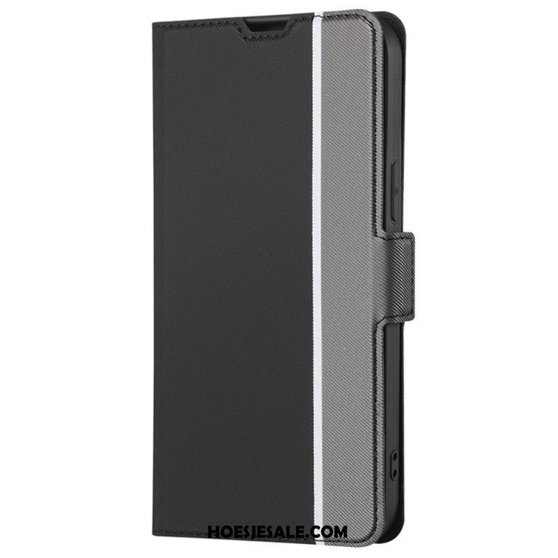 Folio-hoesje Xiaomi 14 Pro Telefoonhoesje Tweekleurig