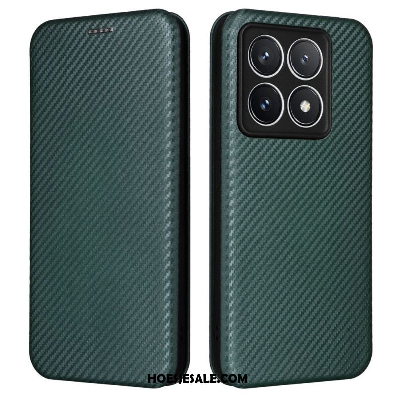 Folio-hoesje Xiaomi 14t Pro Koolstofvezel