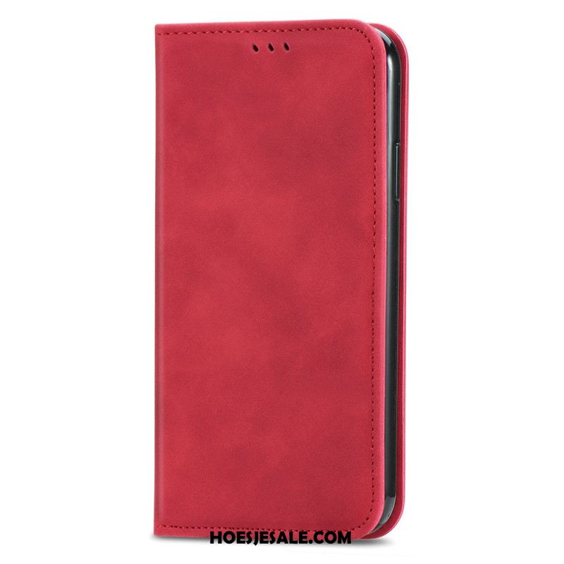 Folio-hoesje Xiaomi 14t Suède Stijl Bescherming Hoesje