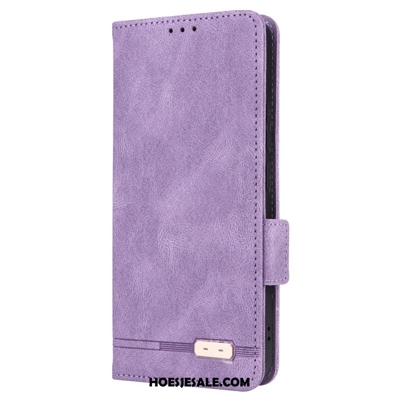 Folio-hoesje Xiaomi Redmi Note 13 4g Dubbele Sluiting In Vintage-stijl