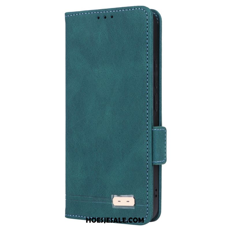 Folio-hoesje Xiaomi Redmi Note 13 4g Dubbele Sluiting In Vintage-stijl