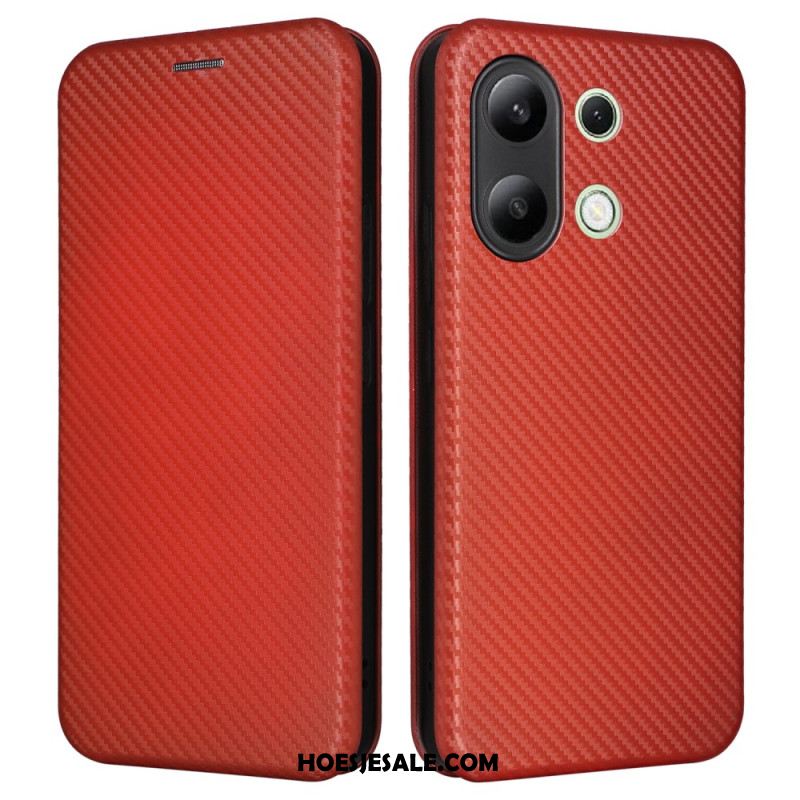 Folio-hoesje Xiaomi Redmi Note 13 4g Koolstofvezel