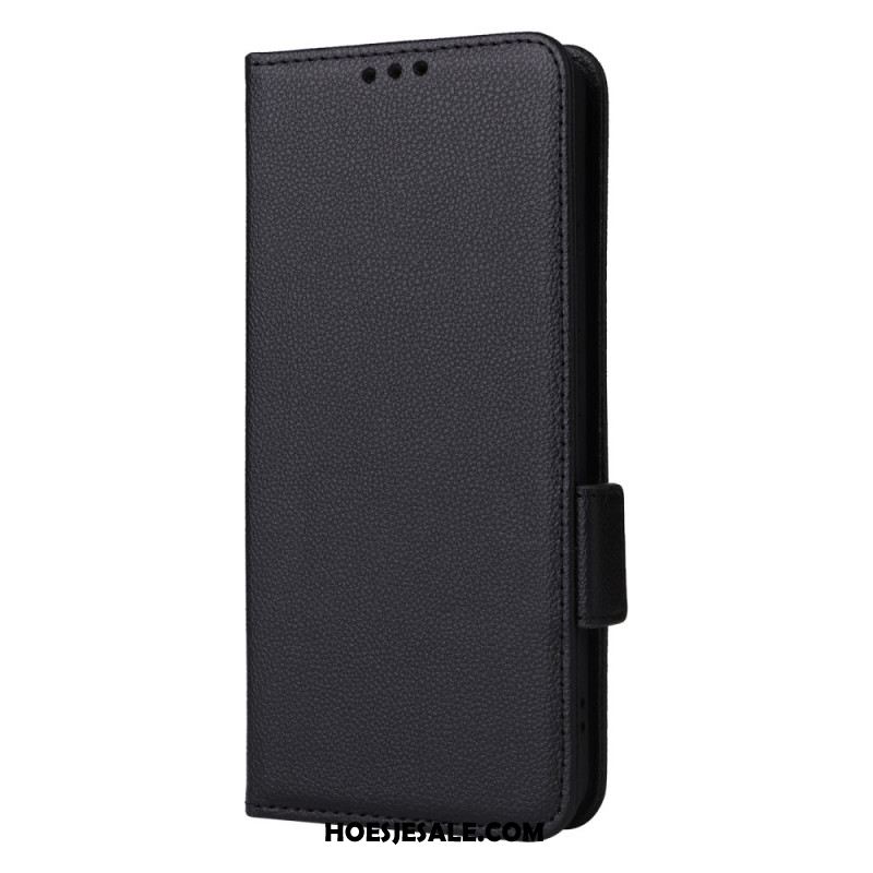 Folio-hoesje Xiaomi Redmi Note 13 4g Telefoonhoesje Leren Stijl Met Riem