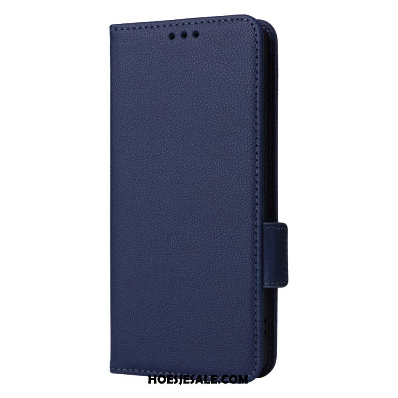 Folio-hoesje Xiaomi Redmi Note 13 4g Telefoonhoesje Leren Stijl Met Riem