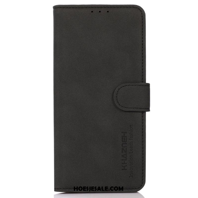 Folio-hoesje Xiaomi Redmi Note 13 4g Telefoonhoesje Retro Leerstijl Khazneh