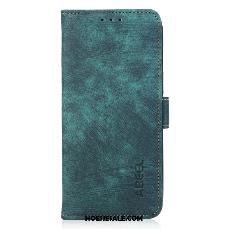 Folio-hoesje Xiaomi Redmi Note 13 Pro 4g Abeel Vintage Lederen Stijl