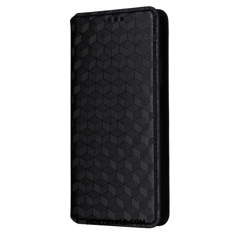 Folio-hoesje Xiaomi Redmi Note 13 Pro 4g Telefoonhoesje Ruitpatroon