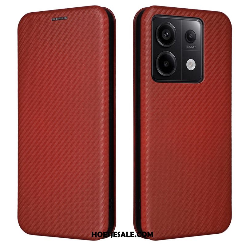 Folio-hoesje Xiaomi Redmi Note 13 Pro 5g Koolstofvezel