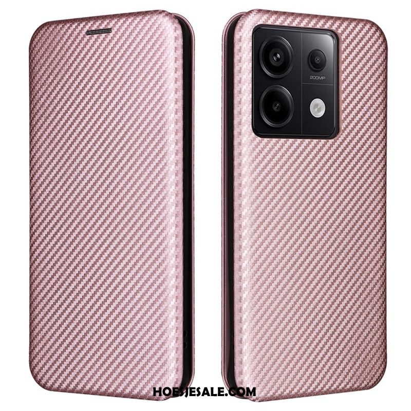 Folio-hoesje Xiaomi Redmi Note 13 Pro 5g Koolstofvezel