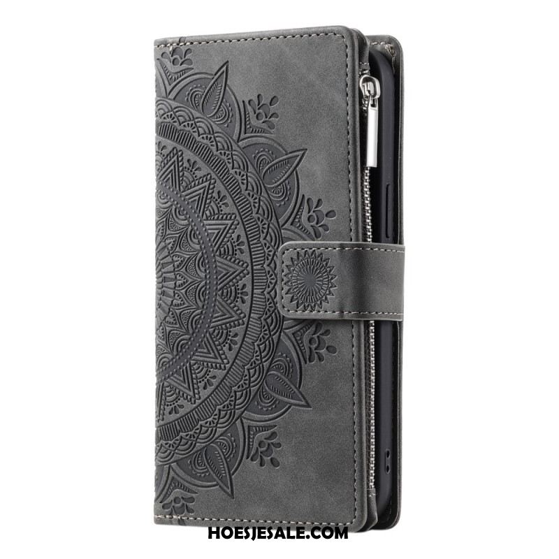 Folio-hoesje Xiaomi Redmi Note 13 Pro 5g Telefoonhoesje Portemonnee Met Mandala-band