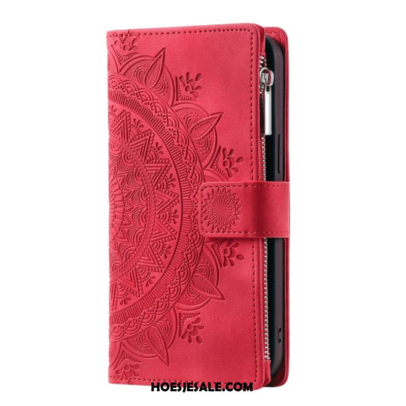 Folio-hoesje Xiaomi Redmi Note 13 Pro 5g Telefoonhoesje Portemonnee Met Mandala-band