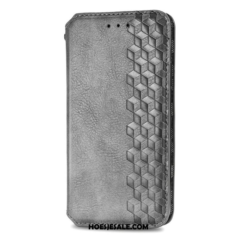 Folio-hoesje Xiaomi Redmi Note 13 Pro 5g Vintage 3d-diamanten