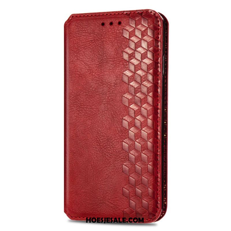 Folio-hoesje Xiaomi Redmi Note 13 Pro 5g Vintage 3d-diamanten