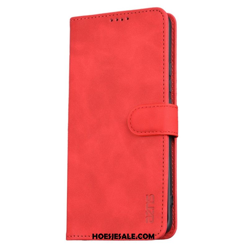 Folio-hoesje Xiaomi Redmi Note 13 Pro Plus 5g Telefoonhoesje Azns Ledereffect