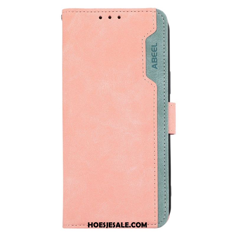 Folio-hoesje iPhone 16 Tweekleurig Abeel