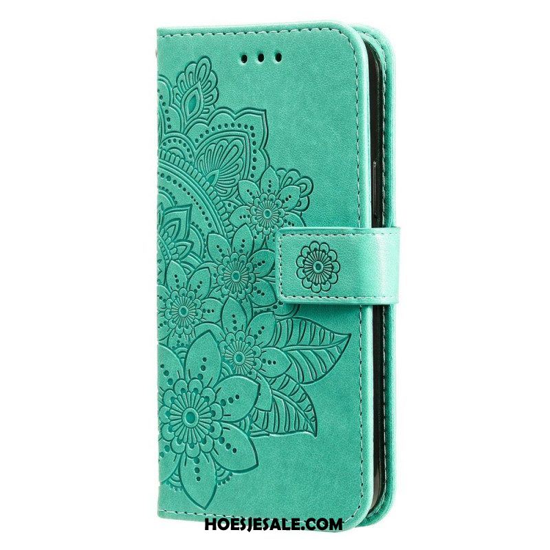 Folio-hoesje voor Oppo Find X5 Lite Mandala Met Koord