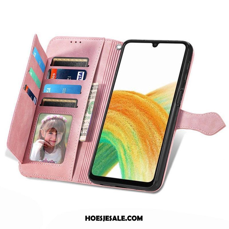 Folio-hoesje voor Samsung Galaxy A13 Kaarthouder Standaard