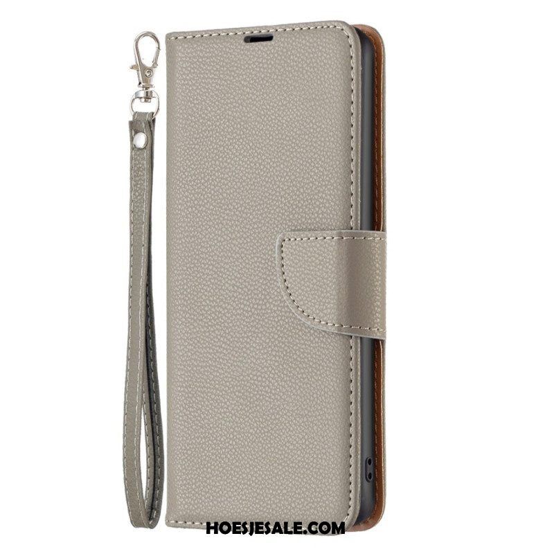 Folio-hoesje voor Samsung Galaxy A14 / A14 5G Met Ketting Schuine Riemsluiting