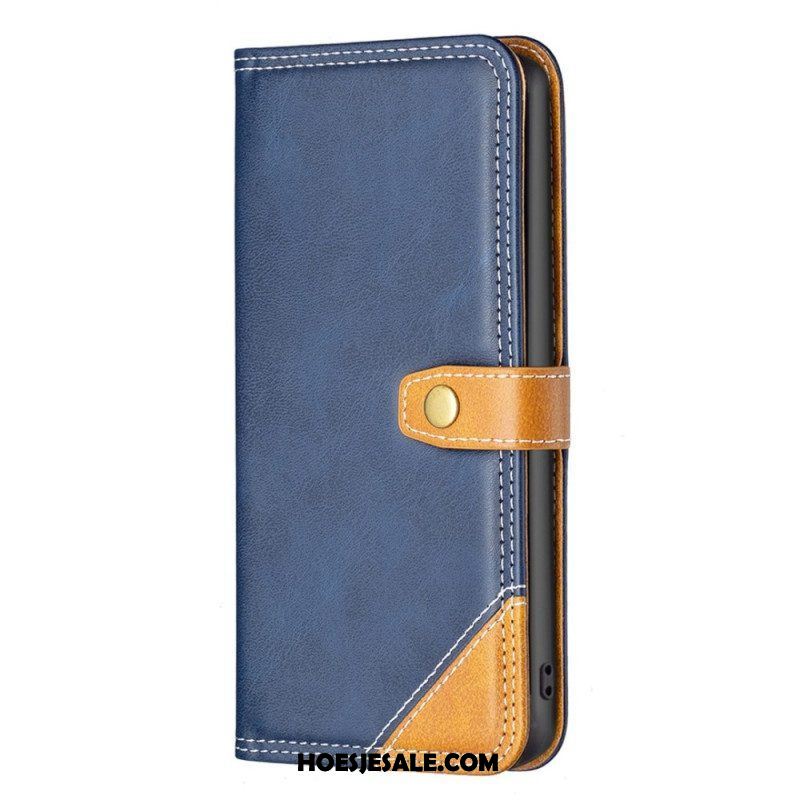 Folio-hoesje voor Samsung Galaxy A14 / A14 5G Vintage Binfen-kleur