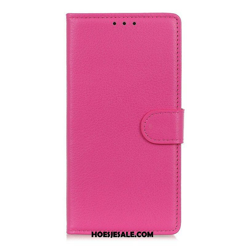 Folio-hoesje voor Samsung Galaxy A42 5G Lychee-textuur