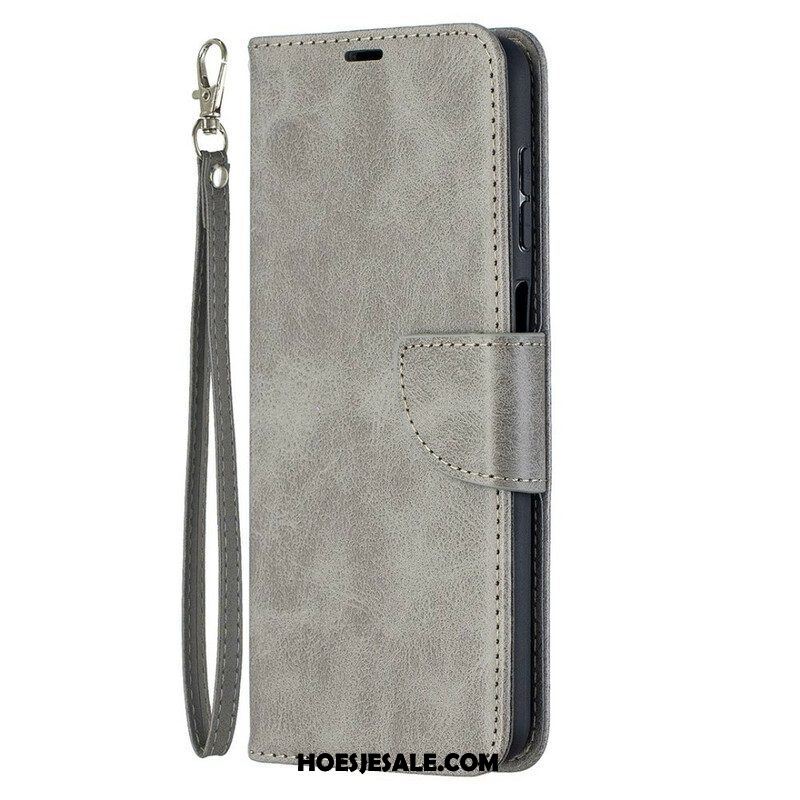 Folio-hoesje voor Samsung Galaxy M12 / A12 Flip Case Gladde Flap Schuin