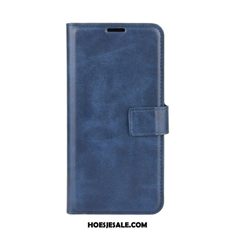 Folio-hoesje voor Samsung Galaxy M12 / A12 Geglazuurd Leereffect