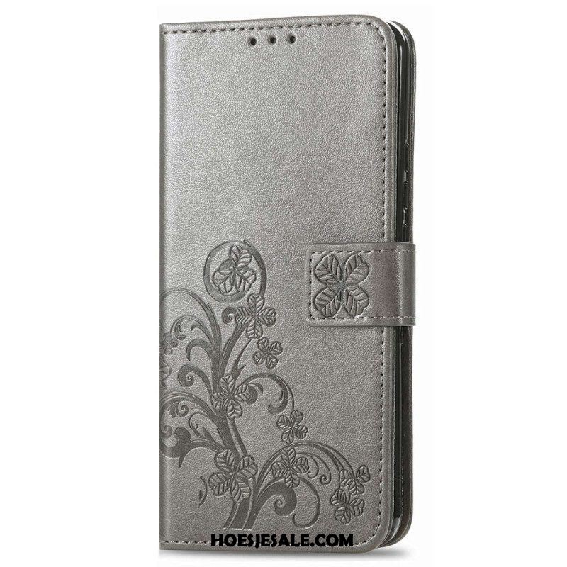 Folio-hoesje voor Samsung Galaxy M13 Bloemen Met Riem