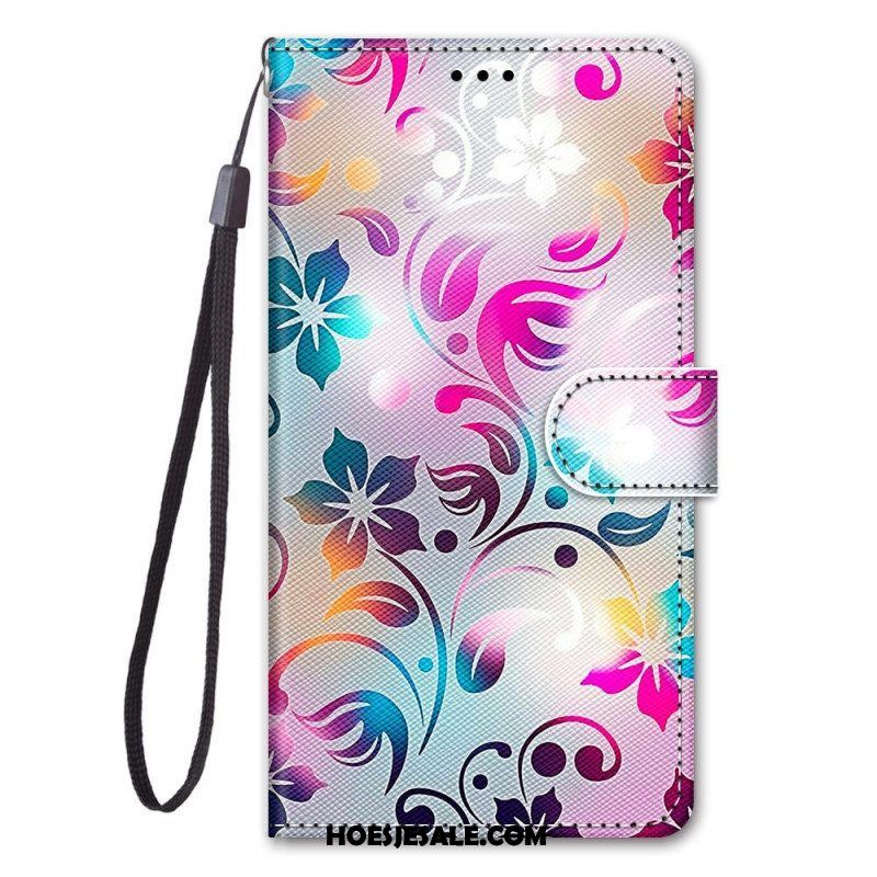 Folio-hoesje voor Samsung Galaxy M23 5G Grafisch Met Lanyard