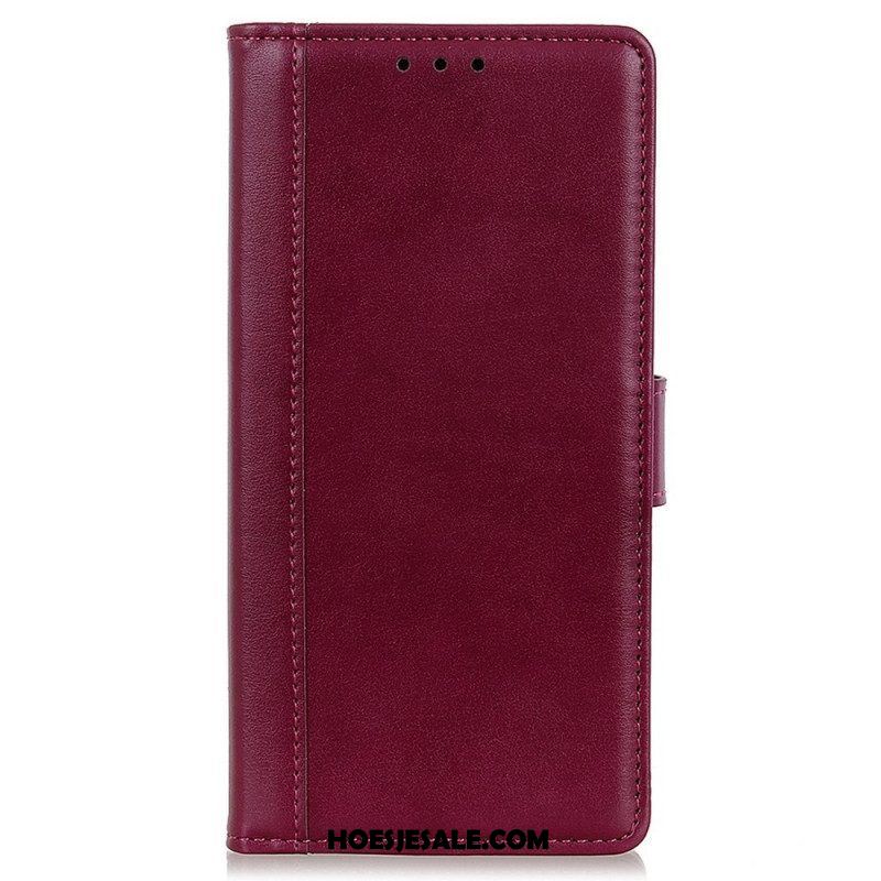 Folio-hoesje voor Samsung Galaxy M23 5G Leren Styling