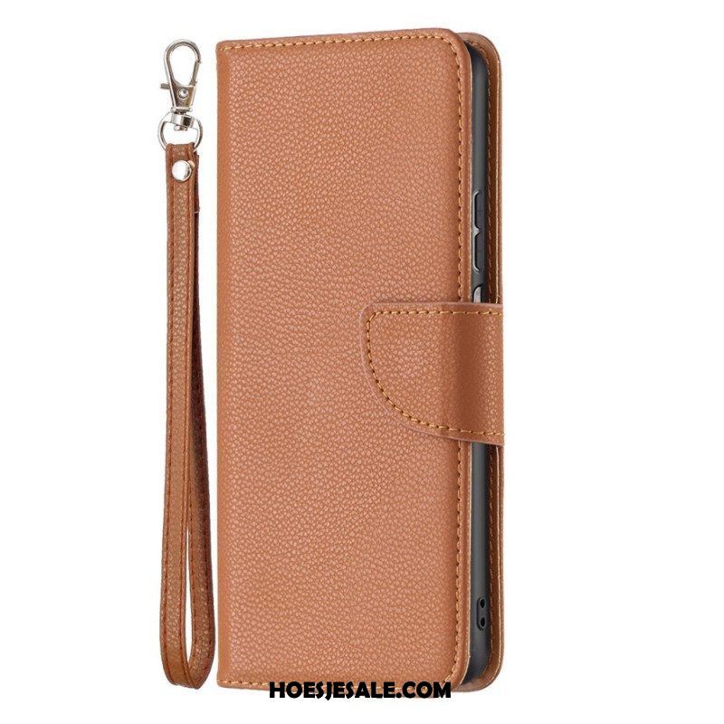 Folio-hoesje voor Samsung Galaxy M23 5G Met Ketting Schuine Riemsluiting