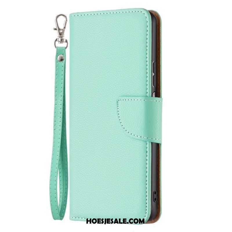 Folio-hoesje voor Samsung Galaxy M23 5G Met Ketting Schuine Riemsluiting