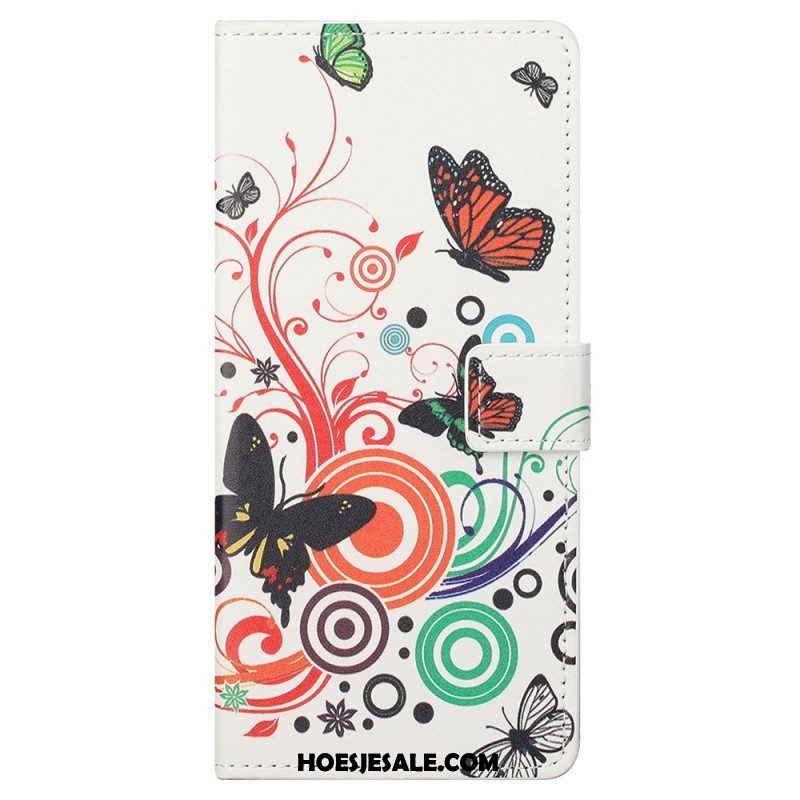 Folio-hoesje voor Samsung Galaxy M23 5G Vlinders Vlinders