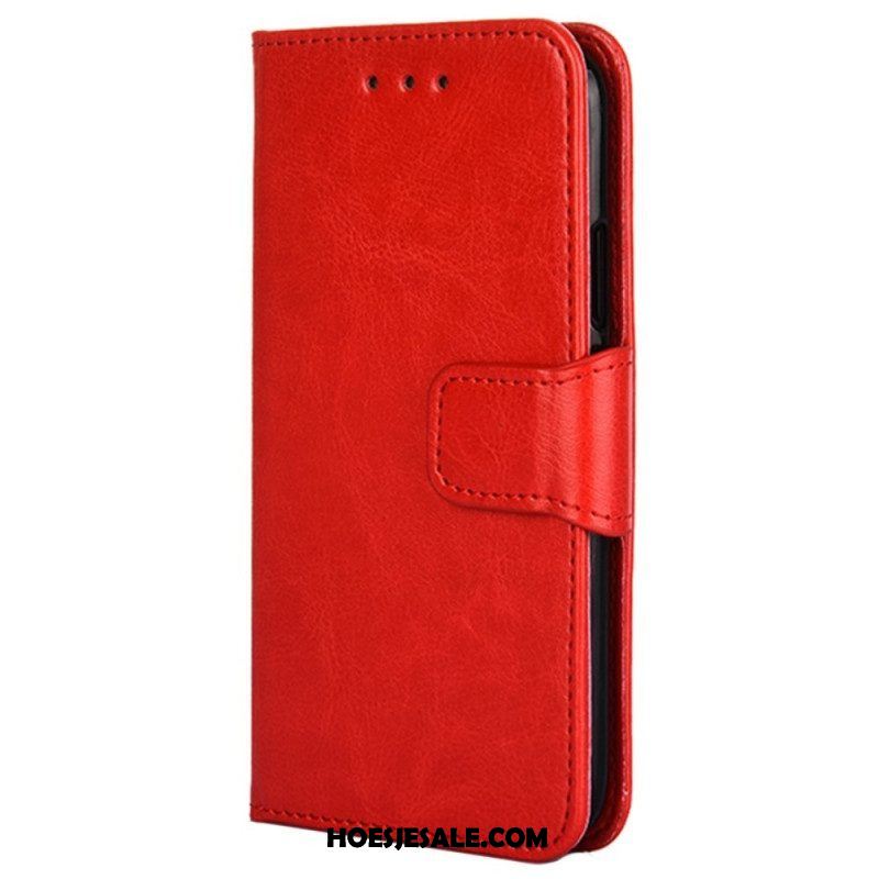 Folio-hoesje voor Samsung Galaxy M53 5G Vintage Leereffect