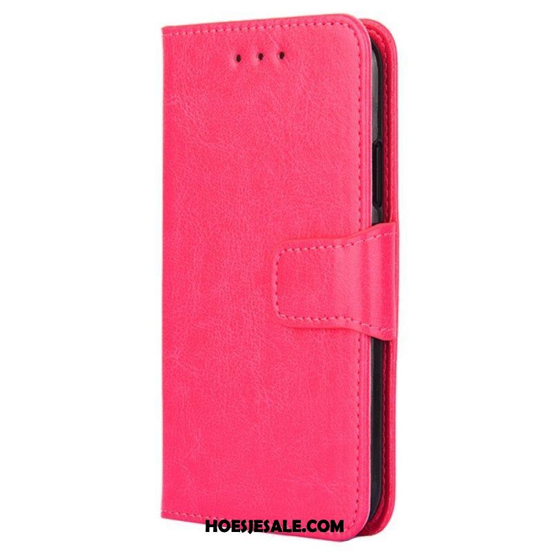 Folio-hoesje voor Samsung Galaxy M53 5G Vintage Leereffect