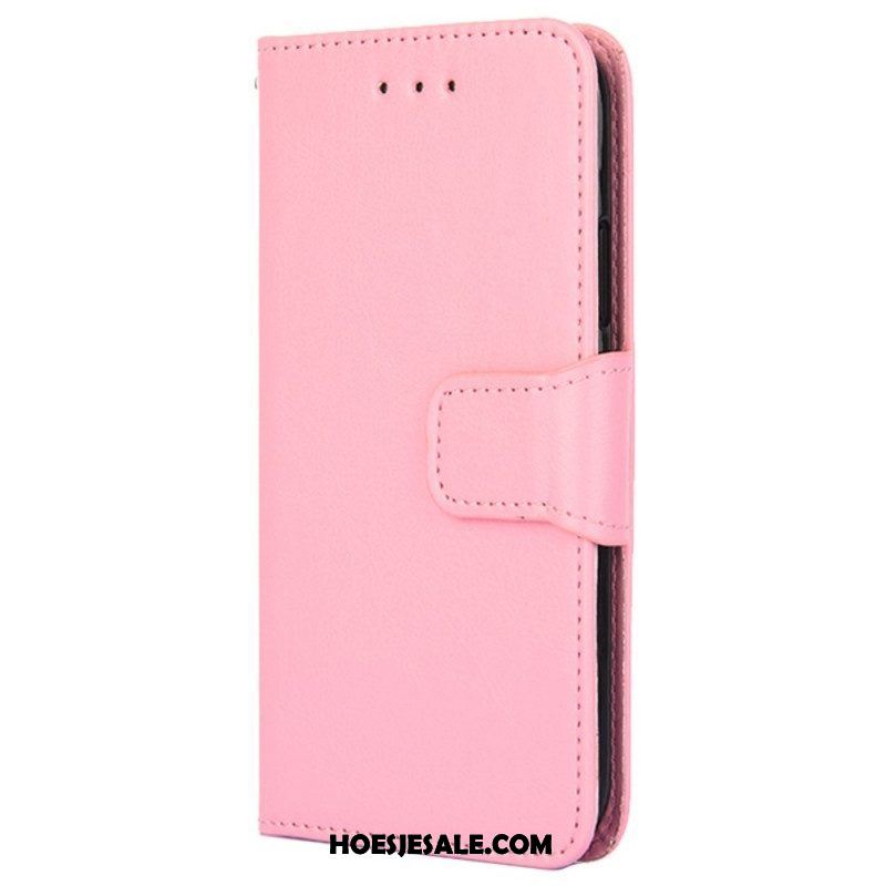 Folio-hoesje voor Samsung Galaxy M53 5G Vintage Leereffect