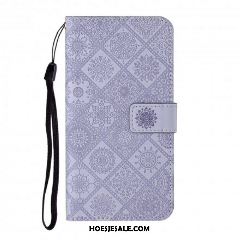 Folio-hoesje voor Samsung Galaxy S21 5G Tapijt Patroon