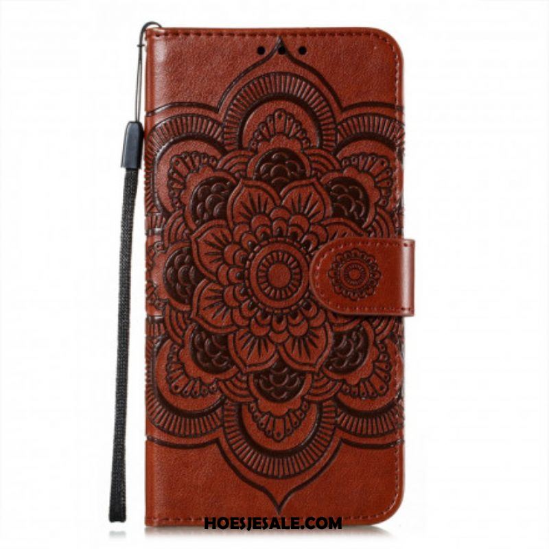 Folio-hoesje voor Samsung Galaxy S21 5G Volledige Mandala